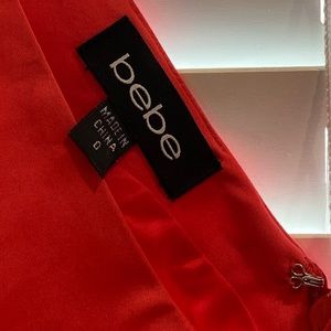 Bebe- Size 0 Brilliant Orange Slim Fit with Comfortable Stretch.